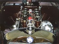 Benz Engine with Weber carburetors