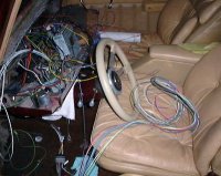 Wiring in progress